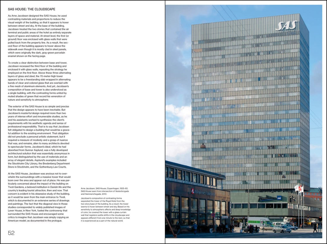 Pokój 606, Dom SAS i twórczość Arne Jacobsena